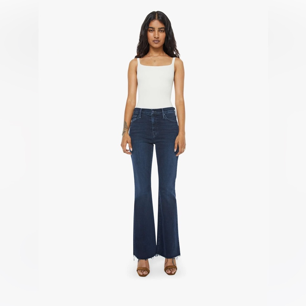 Mother Denim Petites the Lil Weekender Fray size 26